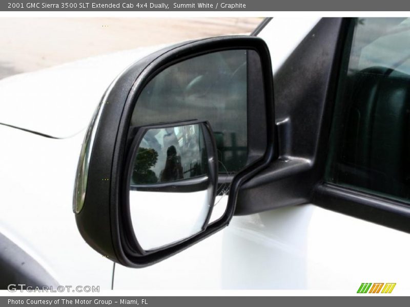 Summit White / Graphite 2001 GMC Sierra 3500 SLT Extended Cab 4x4 Dually