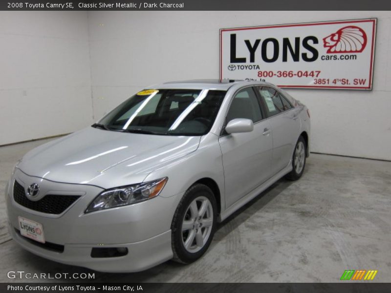 Classic Silver Metallic / Dark Charcoal 2008 Toyota Camry SE