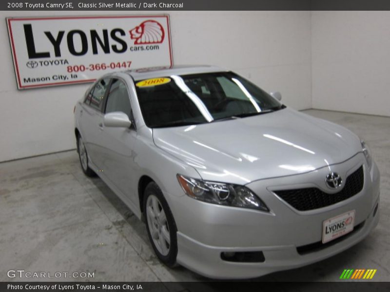 Classic Silver Metallic / Dark Charcoal 2008 Toyota Camry SE