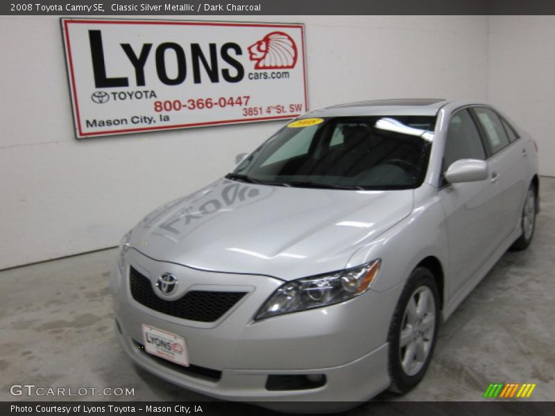 Classic Silver Metallic / Dark Charcoal 2008 Toyota Camry SE