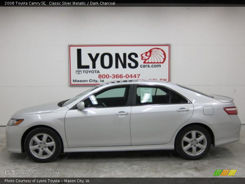 Classic Silver Metallic / Dark Charcoal 2008 Toyota Camry SE
