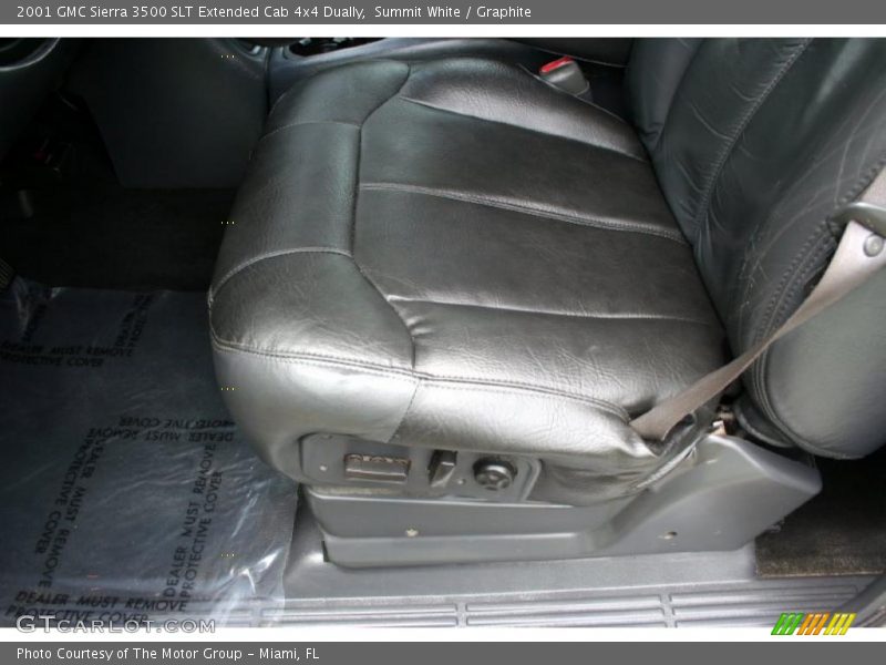 Summit White / Graphite 2001 GMC Sierra 3500 SLT Extended Cab 4x4 Dually