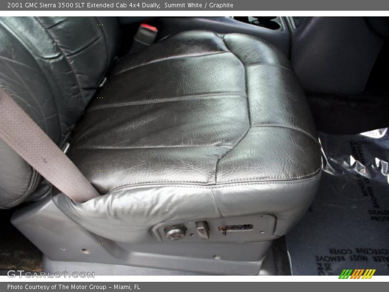 Summit White / Graphite 2001 GMC Sierra 3500 SLT Extended Cab 4x4 Dually