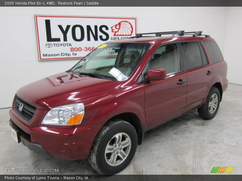 Redrock Pearl / Saddle 2005 Honda Pilot EX-L 4WD