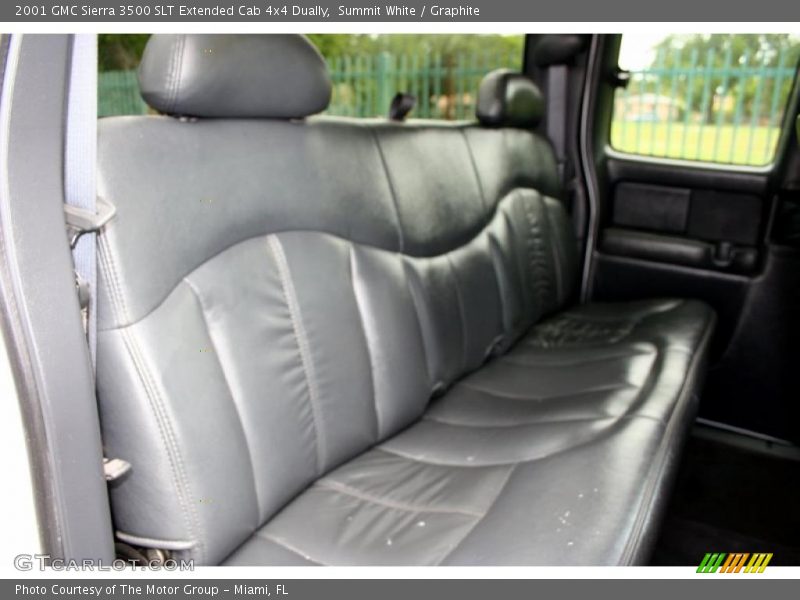 Summit White / Graphite 2001 GMC Sierra 3500 SLT Extended Cab 4x4 Dually