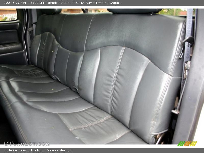 Summit White / Graphite 2001 GMC Sierra 3500 SLT Extended Cab 4x4 Dually
