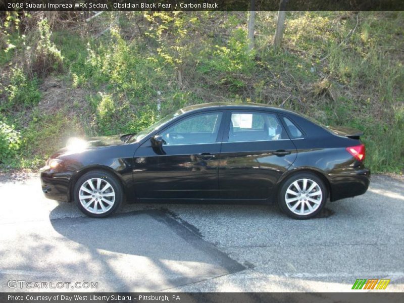 Obsidian Black Pearl / Carbon Black 2008 Subaru Impreza WRX Sedan