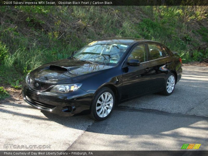 Obsidian Black Pearl / Carbon Black 2008 Subaru Impreza WRX Sedan