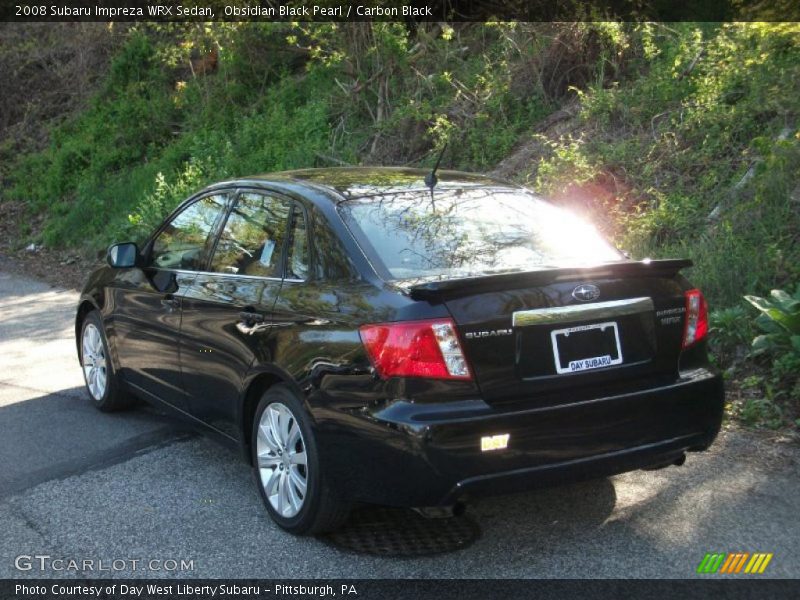 Obsidian Black Pearl / Carbon Black 2008 Subaru Impreza WRX Sedan