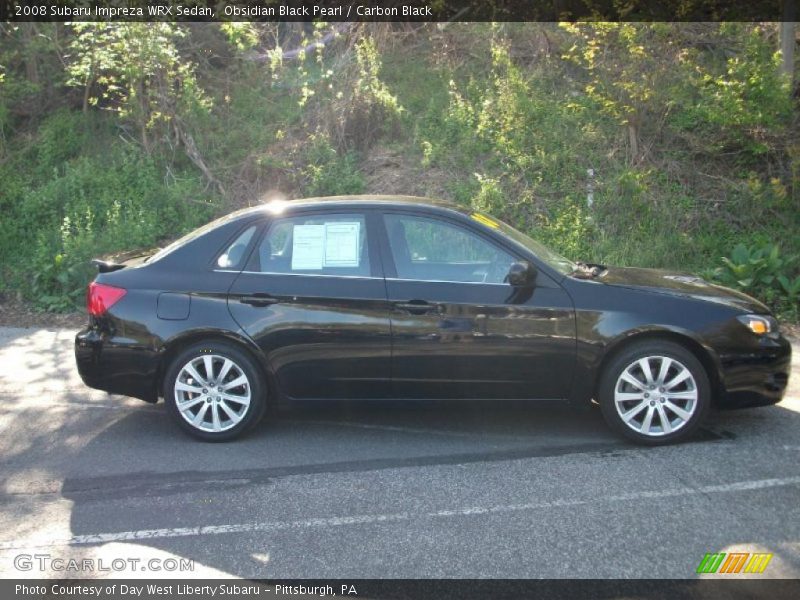 Obsidian Black Pearl / Carbon Black 2008 Subaru Impreza WRX Sedan