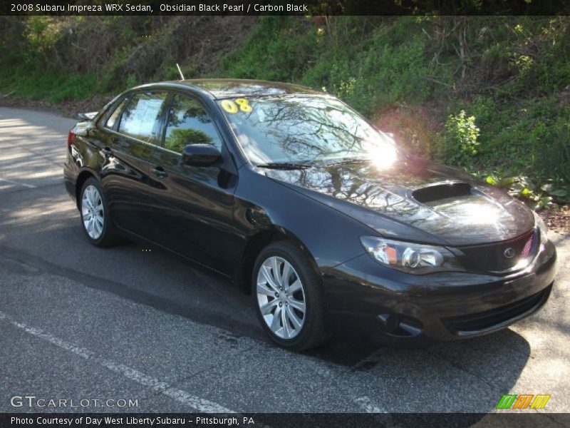 Obsidian Black Pearl / Carbon Black 2008 Subaru Impreza WRX Sedan