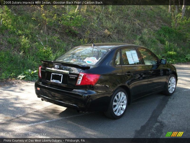 Obsidian Black Pearl / Carbon Black 2008 Subaru Impreza WRX Sedan