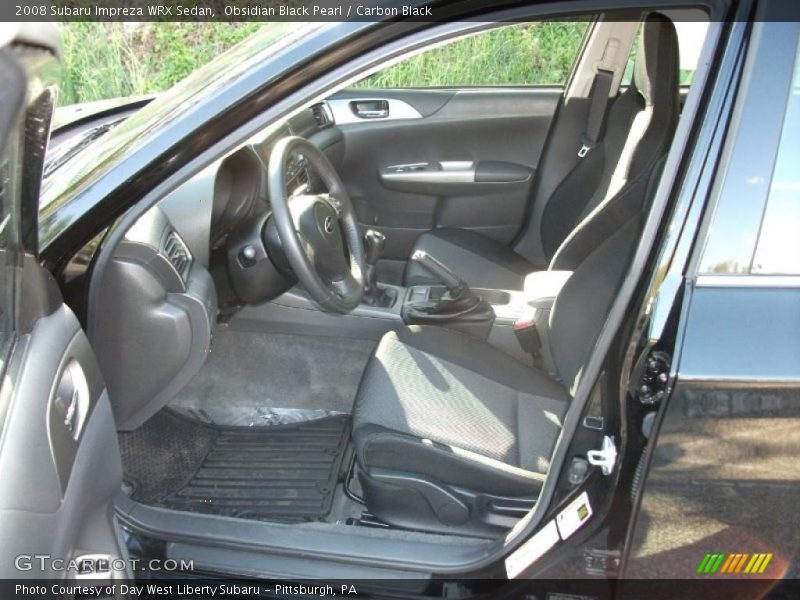 Obsidian Black Pearl / Carbon Black 2008 Subaru Impreza WRX Sedan
