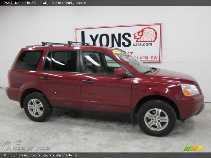 Redrock Pearl / Saddle 2005 Honda Pilot EX-L 4WD