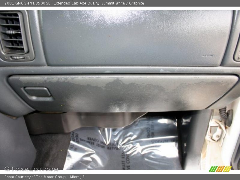 Summit White / Graphite 2001 GMC Sierra 3500 SLT Extended Cab 4x4 Dually