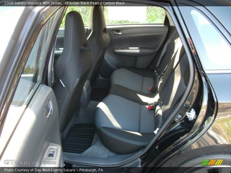 Obsidian Black Pearl / Carbon Black 2008 Subaru Impreza WRX Sedan