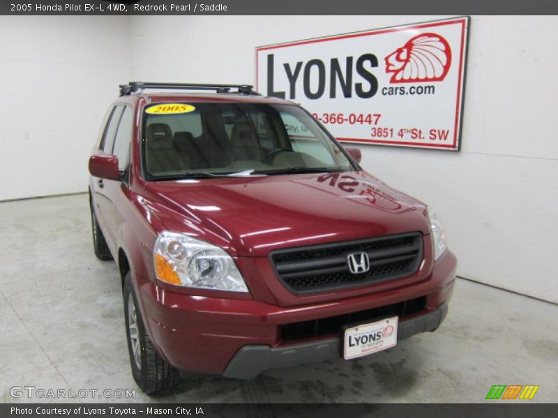 Redrock Pearl / Saddle 2005 Honda Pilot EX-L 4WD