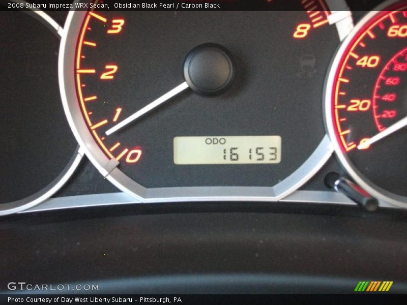 Obsidian Black Pearl / Carbon Black 2008 Subaru Impreza WRX Sedan