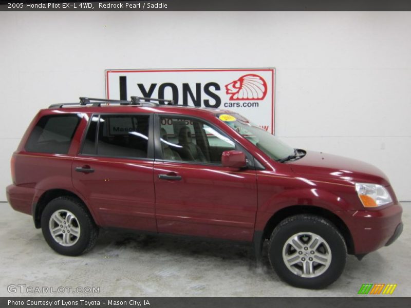 Redrock Pearl / Saddle 2005 Honda Pilot EX-L 4WD