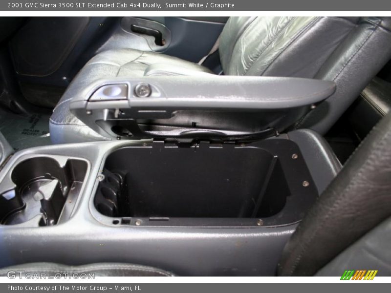 Summit White / Graphite 2001 GMC Sierra 3500 SLT Extended Cab 4x4 Dually