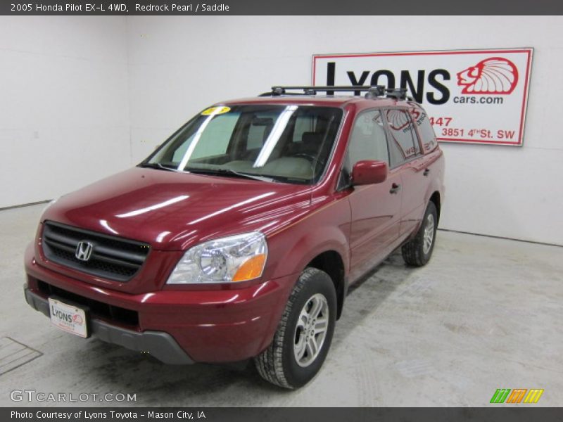 Redrock Pearl / Saddle 2005 Honda Pilot EX-L 4WD