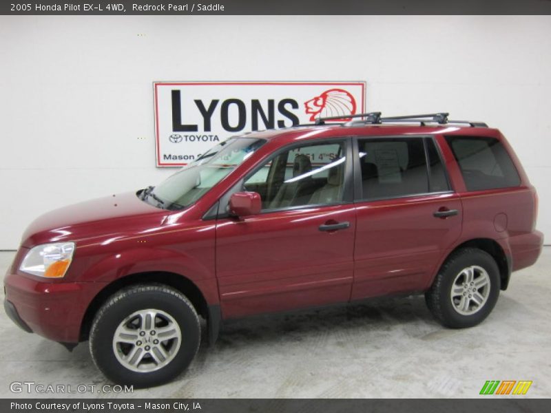 Redrock Pearl / Saddle 2005 Honda Pilot EX-L 4WD
