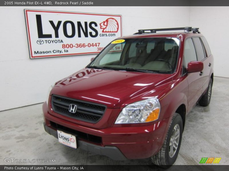 Redrock Pearl / Saddle 2005 Honda Pilot EX-L 4WD