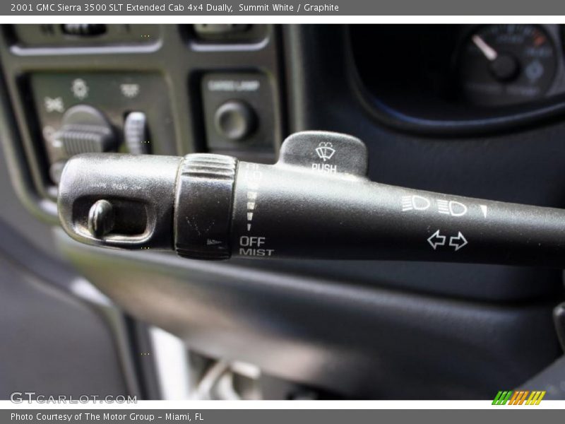 Summit White / Graphite 2001 GMC Sierra 3500 SLT Extended Cab 4x4 Dually