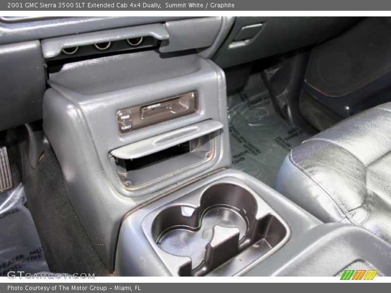 Summit White / Graphite 2001 GMC Sierra 3500 SLT Extended Cab 4x4 Dually