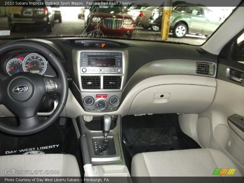 Paprika Red Pearl / Ivory 2010 Subaru Impreza Outback Sport Wagon
