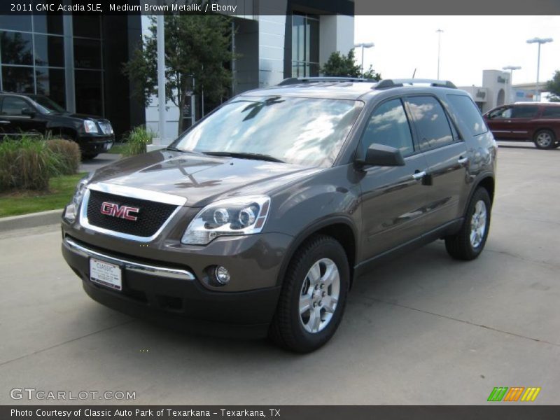 Medium Brown Metallic / Ebony 2011 GMC Acadia SLE
