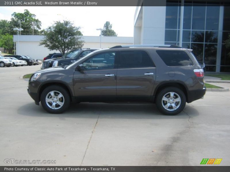 Medium Brown Metallic / Ebony 2011 GMC Acadia SLE