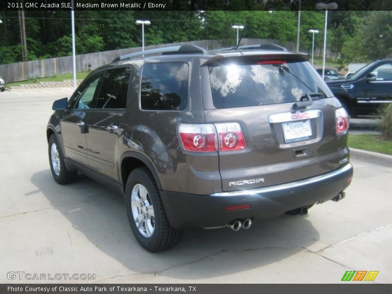 Medium Brown Metallic / Ebony 2011 GMC Acadia SLE