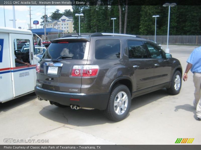 Medium Brown Metallic / Ebony 2011 GMC Acadia SLE
