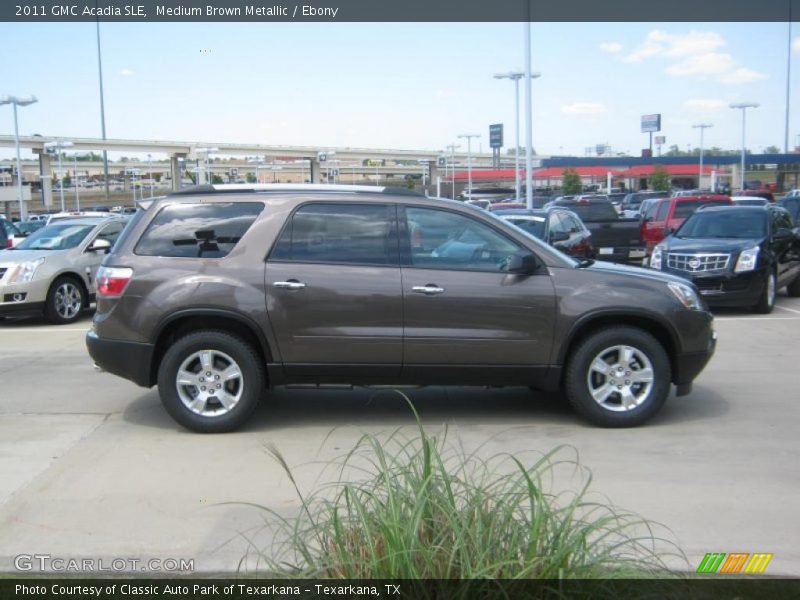 Medium Brown Metallic / Ebony 2011 GMC Acadia SLE