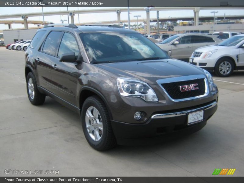 Medium Brown Metallic / Ebony 2011 GMC Acadia SLE