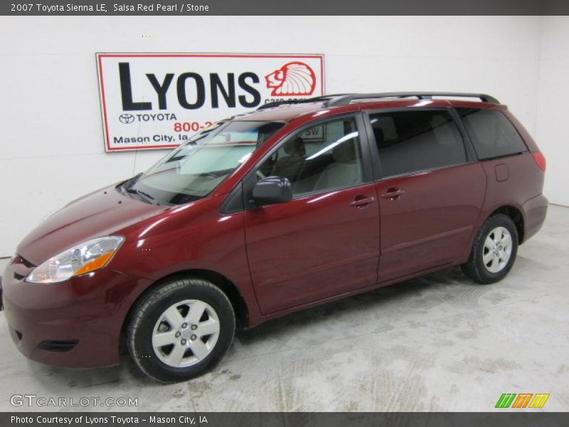 Salsa Red Pearl / Stone 2007 Toyota Sienna LE