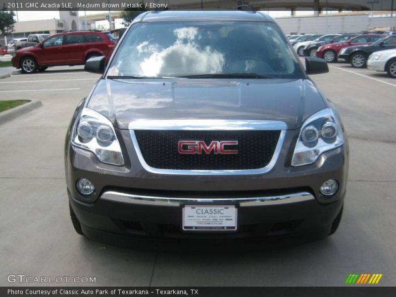 Medium Brown Metallic / Ebony 2011 GMC Acadia SLE
