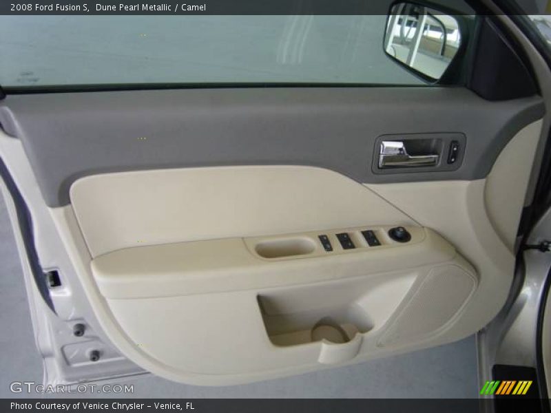 Dune Pearl Metallic / Camel 2008 Ford Fusion S