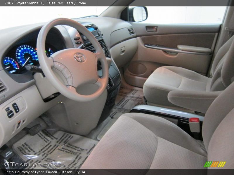 Salsa Red Pearl / Stone 2007 Toyota Sienna LE