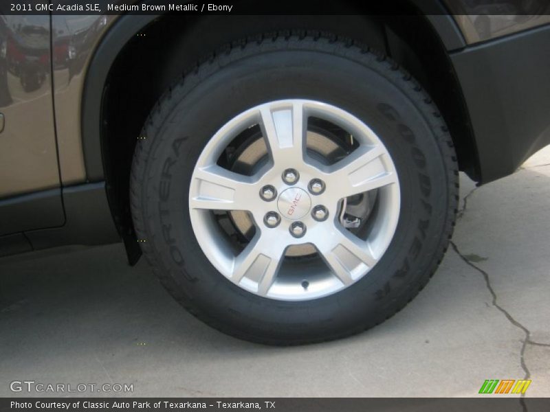 Medium Brown Metallic / Ebony 2011 GMC Acadia SLE
