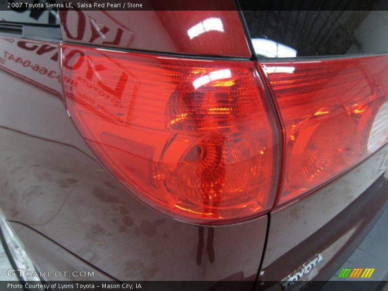 Salsa Red Pearl / Stone 2007 Toyota Sienna LE