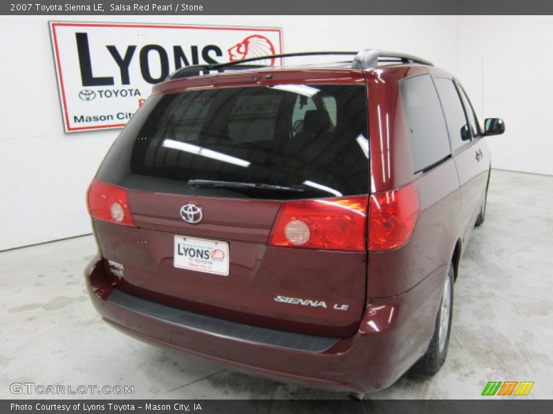 Salsa Red Pearl / Stone 2007 Toyota Sienna LE