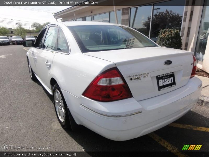 Oxford White / Shale Grey 2006 Ford Five Hundred SEL AWD