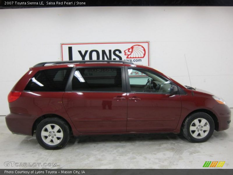 Salsa Red Pearl / Stone 2007 Toyota Sienna LE