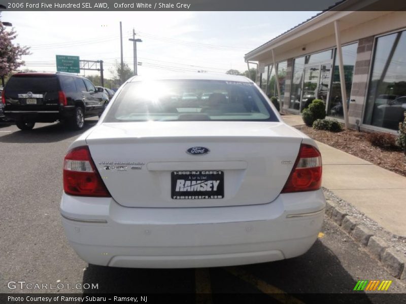 Oxford White / Shale Grey 2006 Ford Five Hundred SEL AWD