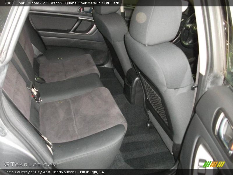 Quartz Silver Metallic / Off Black 2008 Subaru Outback 2.5i Wagon