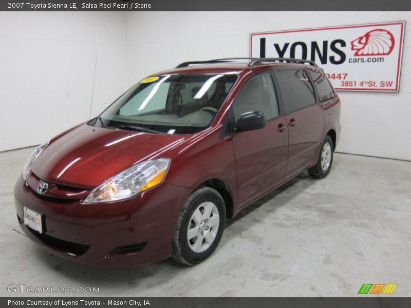 Salsa Red Pearl / Stone 2007 Toyota Sienna LE