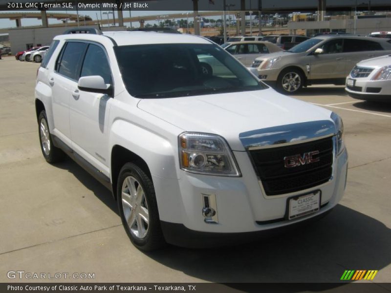 Olympic White / Jet Black 2011 GMC Terrain SLE
