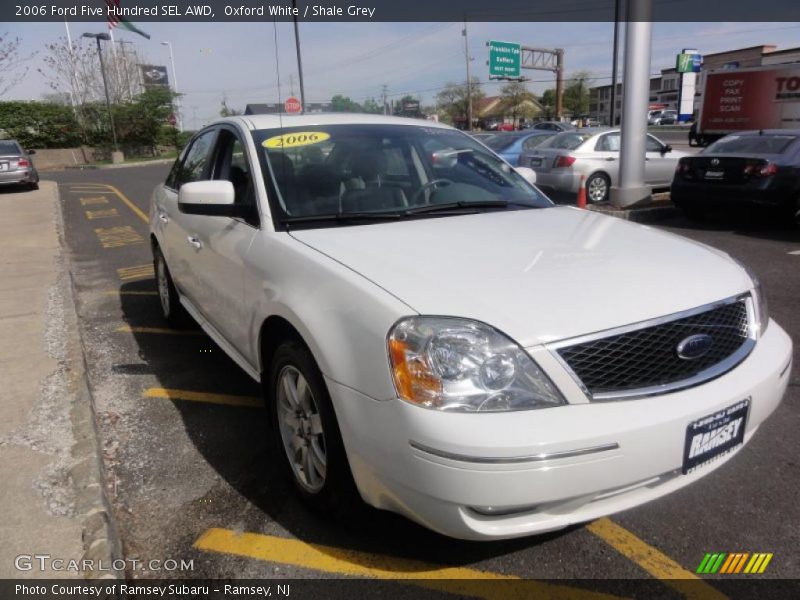Oxford White / Shale Grey 2006 Ford Five Hundred SEL AWD